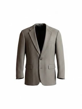 Robert Stock Vintage Houndstooth Blazer Jacket Sport Coat Men 42L Wool Blend